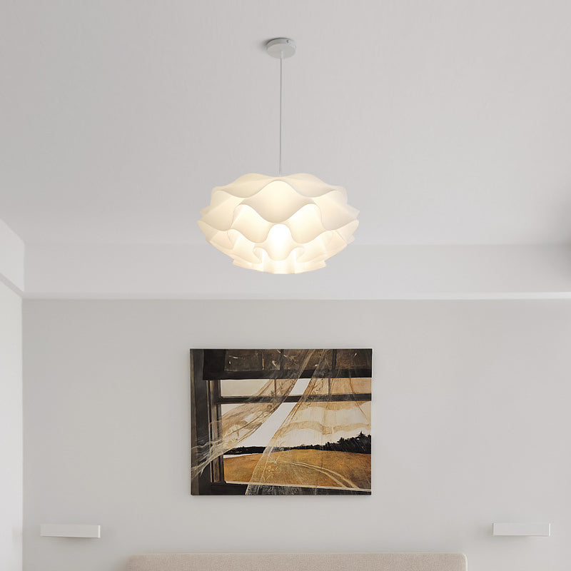 1-Light Pendant Lighting Modern Style Flower Shape Metal Hanging Lights