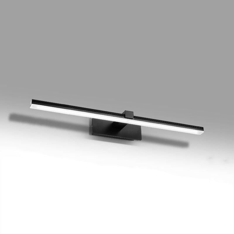 Lampada a specchio da trucco in metallo semplice moderno per bagno