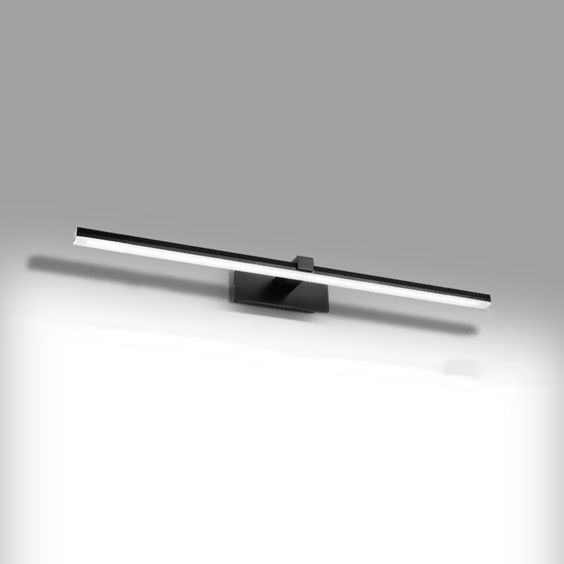 Lampada a specchio da trucco in metallo semplice moderno per bagno