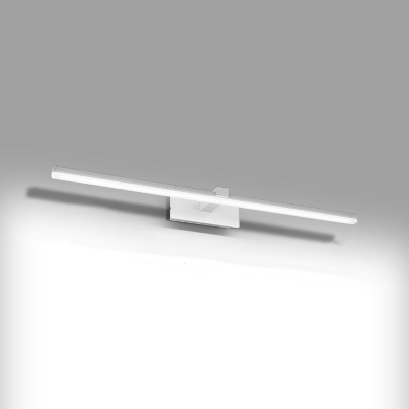 Lampada a specchio da trucco in metallo semplice moderno per bagno