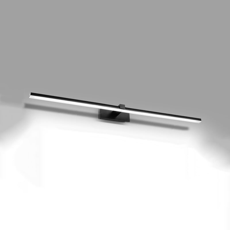 Lampada a specchio da trucco in metallo semplice moderno per bagno