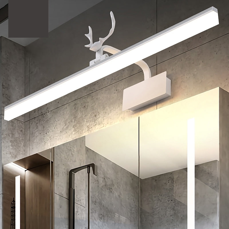 Modern Simple Antler Makeup Mirror Lamp Bathroom Nordic Mirror Light Fixture