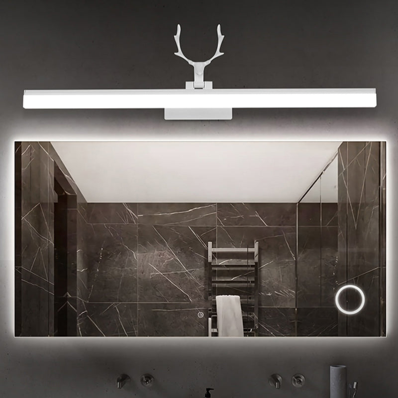 Modern Simple Antler Makeup Mirror Lamp Bathroom Nordic Mirror Light Fixture