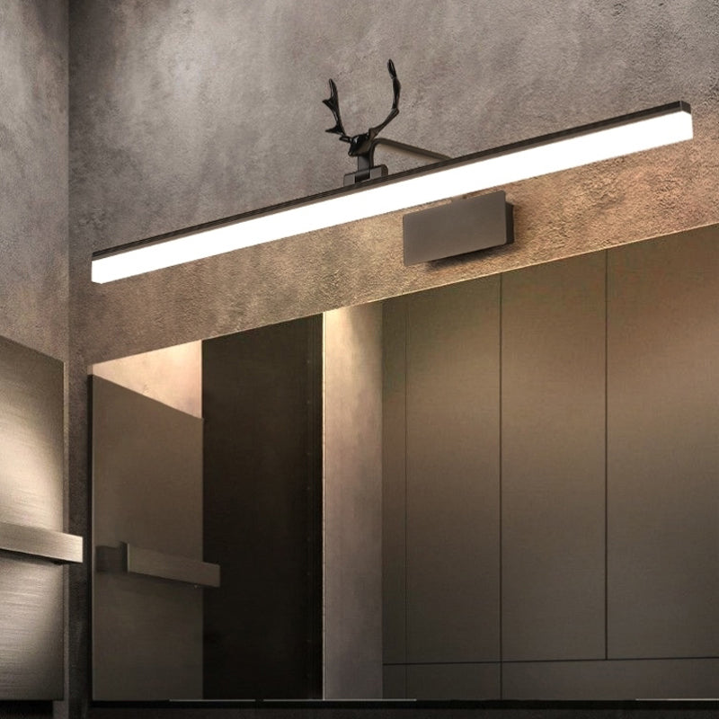 Modern Simple Antler Makeup Mirror Lamp Bathroom Nordic Mirror Light Fixture