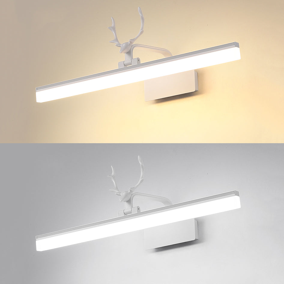 Modern Simple Antler Makeup Mirror Lamp Bathroom Nordic Mirror Light Fixture