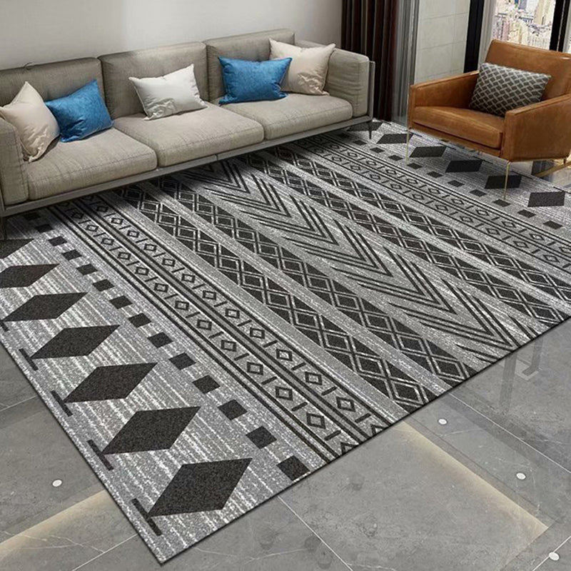 Retro Bohemian Carpet Indoor Carpet Stain Resistant Carpet for Living Room