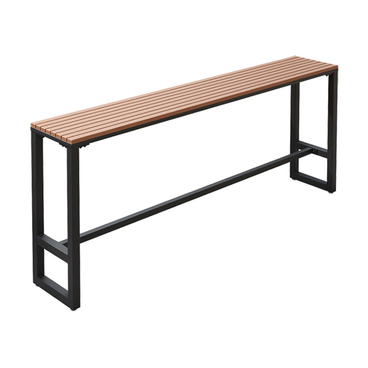 Modern Trestle Counter-height Pub Table Outdoor Rectangle Event and Cocktail Table