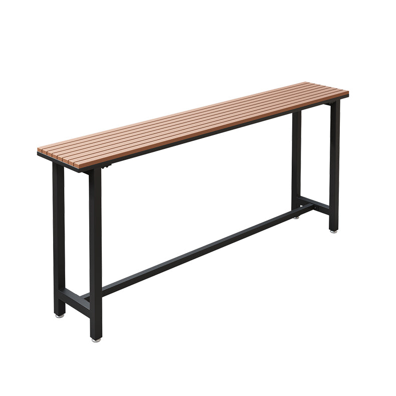 Balcony Rectangle Modern Pub Bar Table Footrest Trestle Wood Bar/Dinette Table