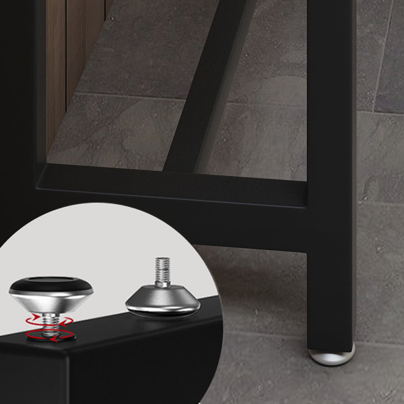 Balcony Rectangle Modern Pub Bar Table Footrest Trestle Wood Bar/Dinette Table