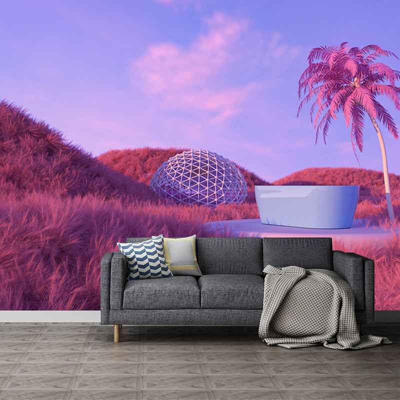 Artistic Environment Friendly Mural Novelty Style 3D Optical Illusion Mural Wallpaper