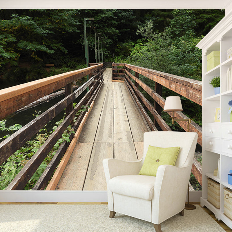 Bridge Scene Environment Friendly Decorative Mural Industrial Space Extension Wall Art