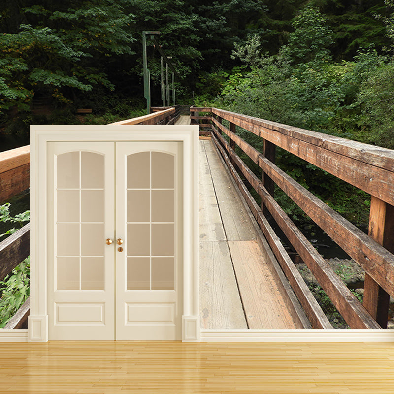 Bridge Scene Environment Friendly Decorative Mural Industrial Space Extension Wall Art