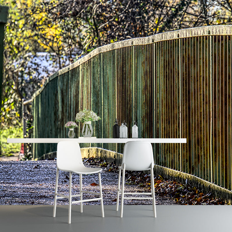 Bridge Scene Environment Friendly Decorative Mural Industrial Space Extension Wall Art