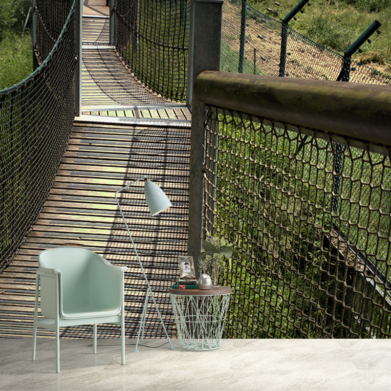 Wood Scene Environment Friendly Decorative Mural Space Extension Wall Mural Wallpaper