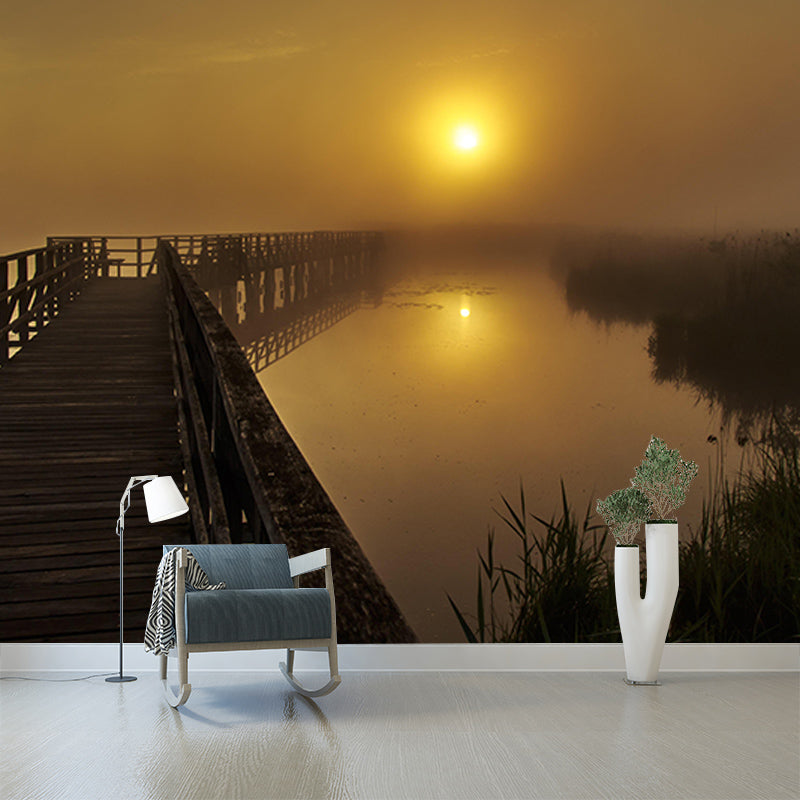 Wood Scene Environment Friendly Decorative Mural Space Extension Wall Mural Wallpaper