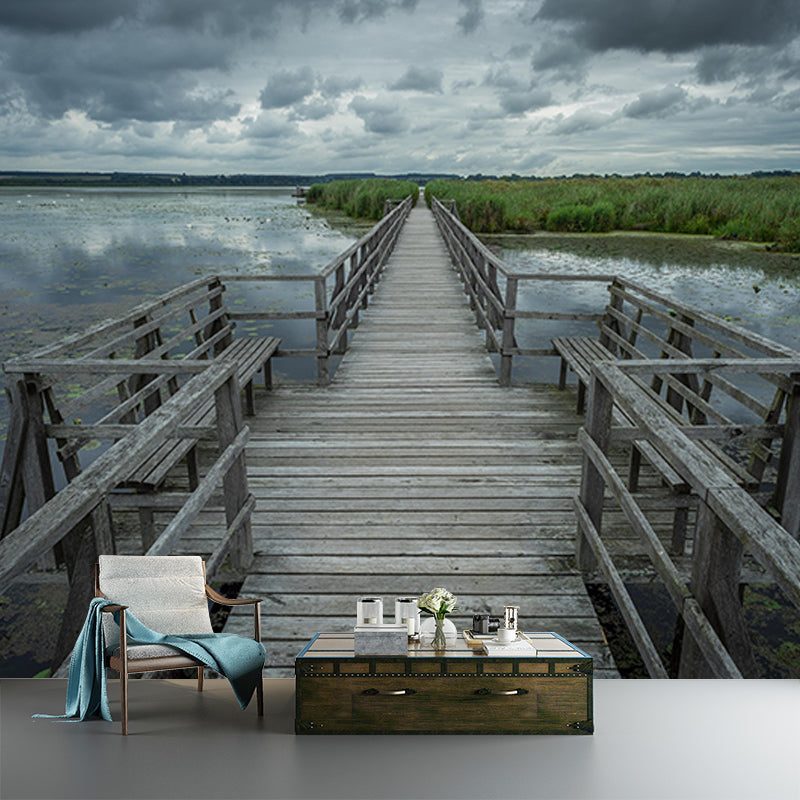 Wood Scene Environment Friendly Decorative Mural Space Extension Wall Mural Wallpaper