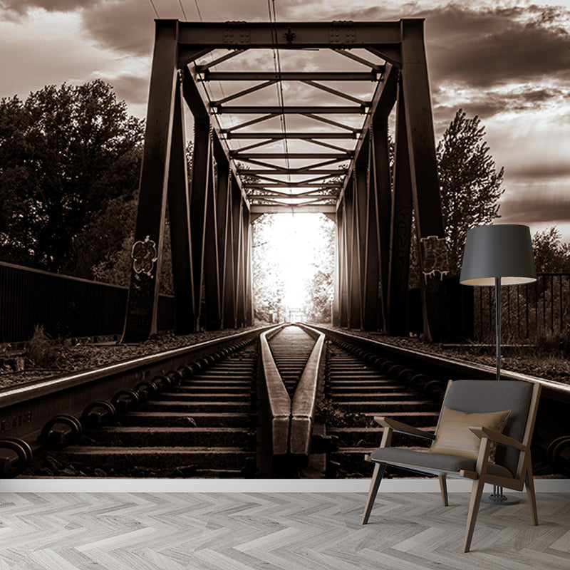 Wood Scene Environment Friendly Decorative Mural Space Extension Wall Mural Wallpaper