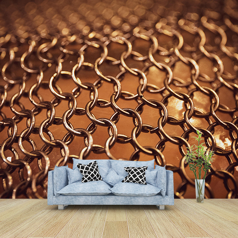 3D Artistic Mural Environment Friendly Wall Industrial Style Metal Wall Mural