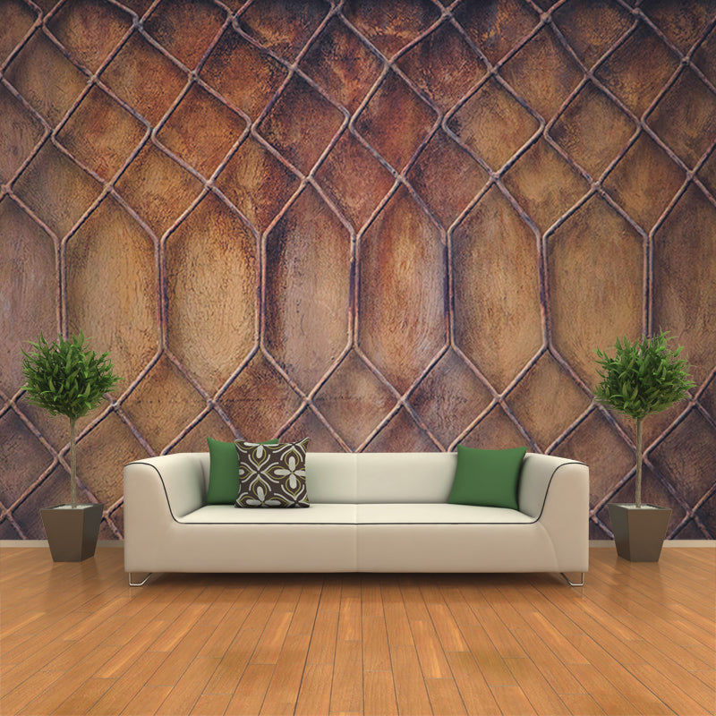 Metal Scene Environment Friendly Decorative Mural Industrial Mural Wallpaper