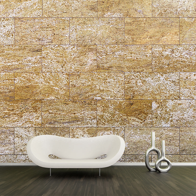 Industrial Style Stone Wall Mural Mildew Resistant Decorative Wall Art