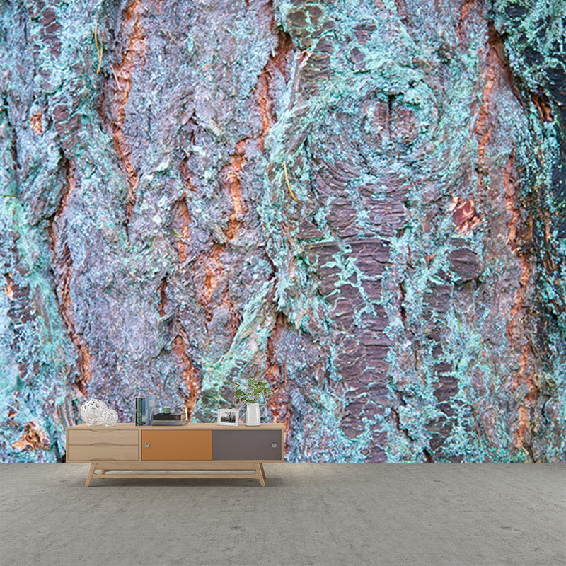 Eco-friendly Wood Grain Mural Mildew Resistant Decorative Living Room Wall Mural