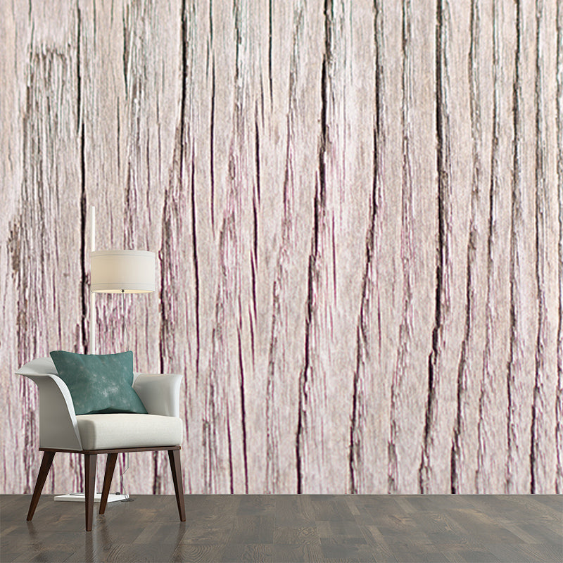Wood Grain Mural 3D Mildew Resistant Decorative Room Wall Mural