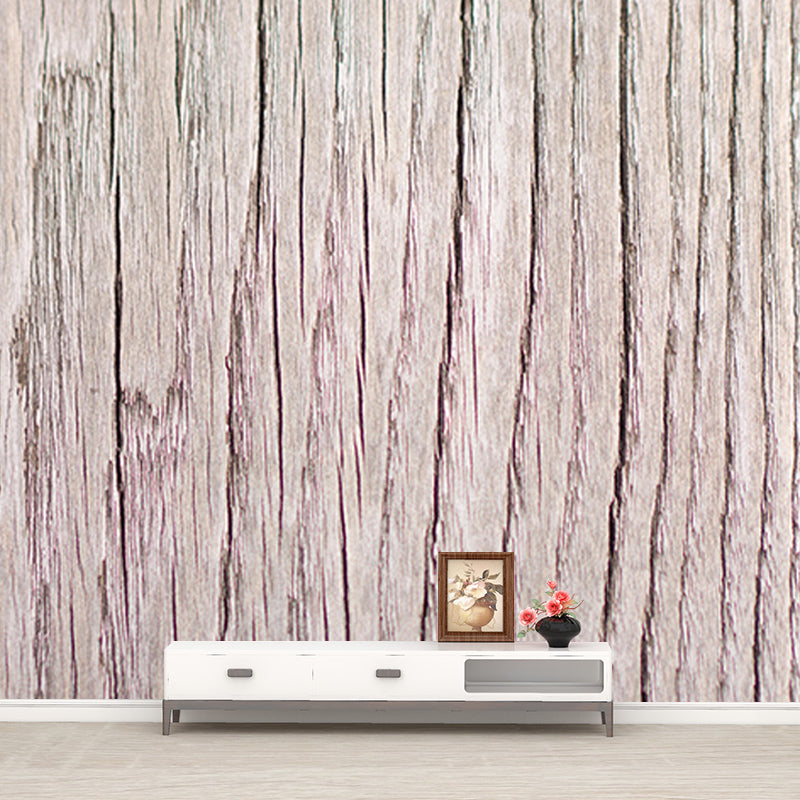 Wood Grain Mural 3D Mildew Resistant Decorative Room Wall Mural