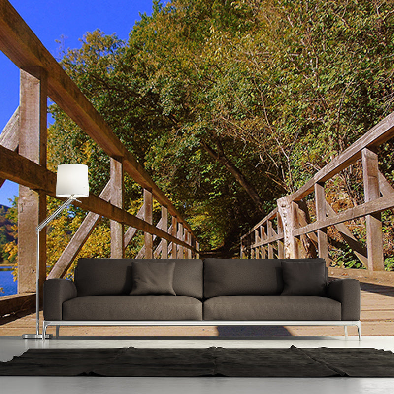 Customized Space Extension Mural Mildew Resistant Decorative Bathroom Floor Mural