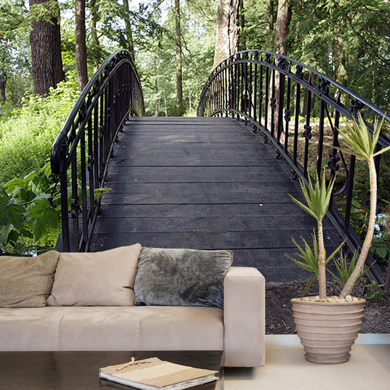 Customized Space Extension Mural Mildew Resistant Decorative Bathroom Floor Mural