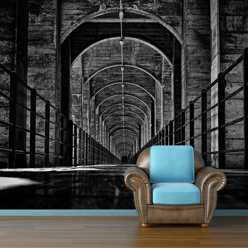 3D Mural Space Extension Customized Mural Mildew Resistant Decorative Bedrom Mural