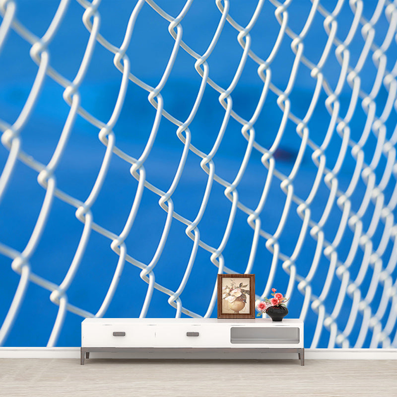 Iron Print Mural Metal Mural Industrial Style Mildew Resistant Decorative Room Mural