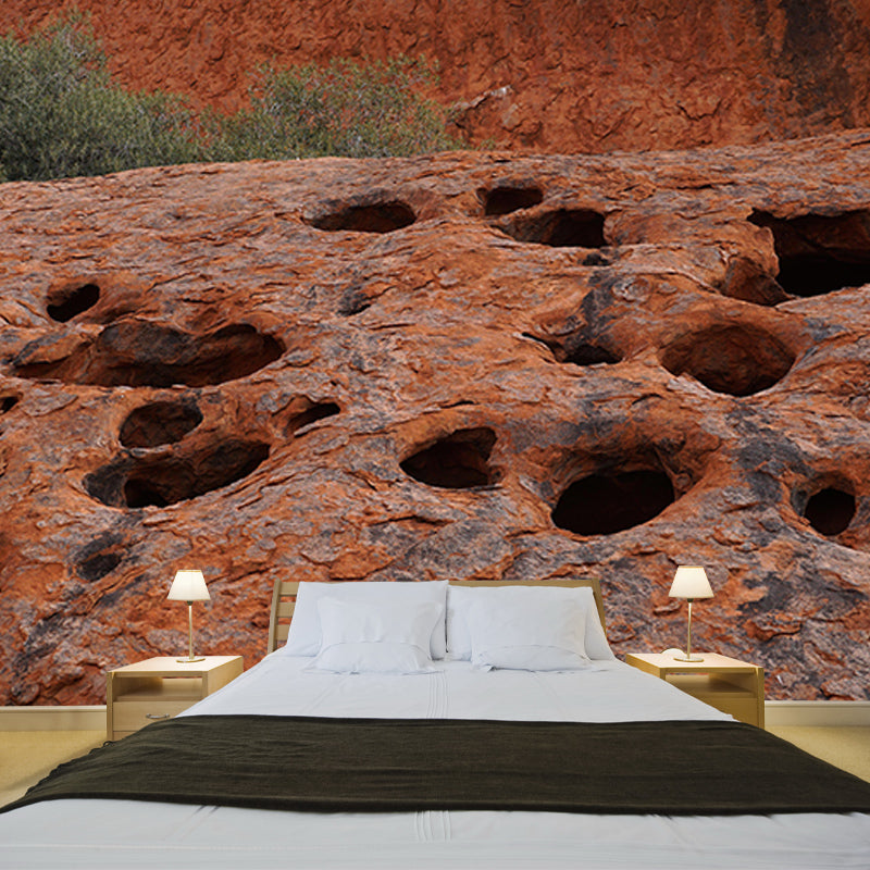 Dark Color Metal Mural Mildew Resistant Decorative Bedroom Mural