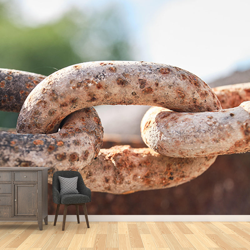 Industrial Style Environment Friendly Metal Mural Mildew Resistant Living Room Mural