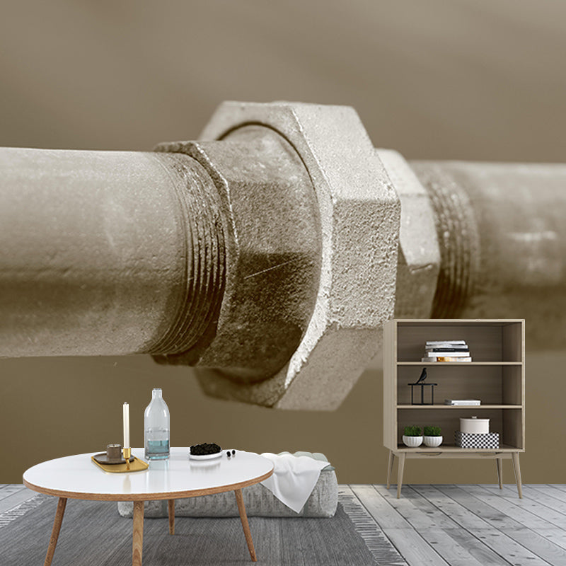 Industrial Style Environment Friendly Metal Mural Mildew Resistant Living Room Mural