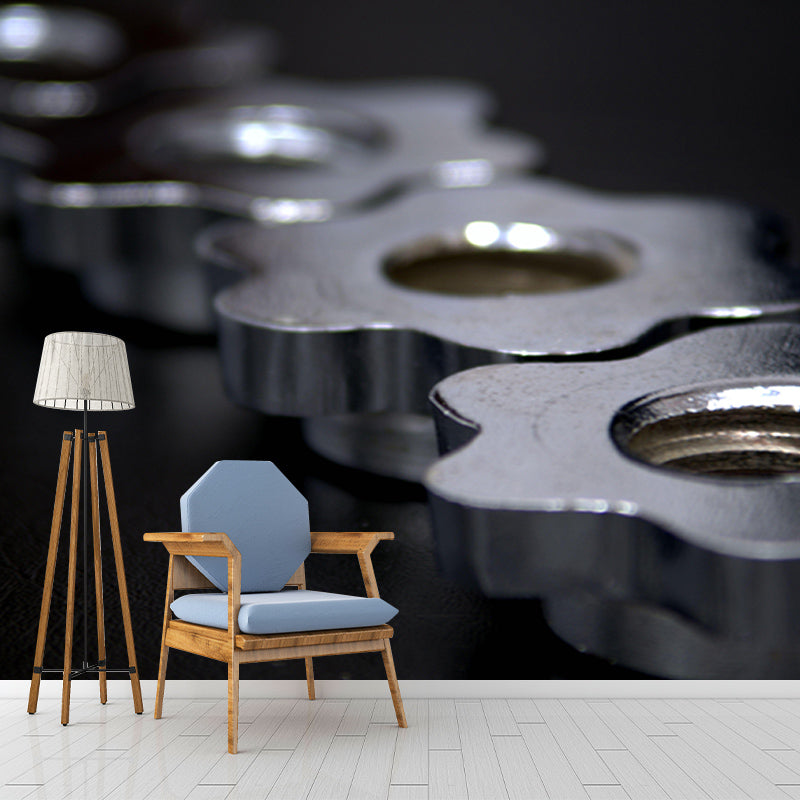 Industrial Style Environment Friendly Metal Mural Mildew Resistant Living Room Mural