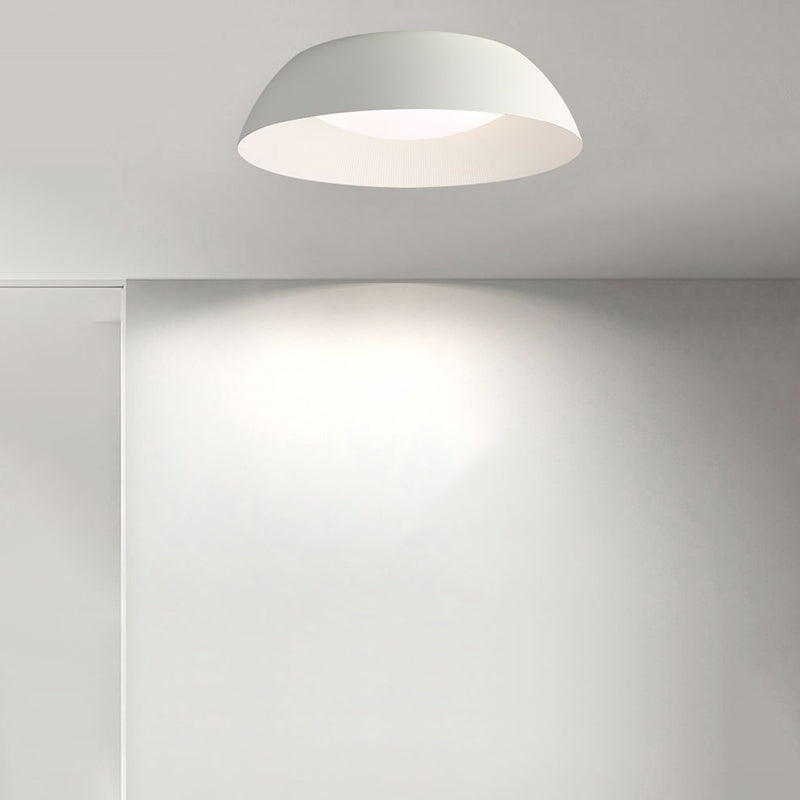 Plafonnier LED en forme de dôme à montage encastré simplicité pour chambre à coucher