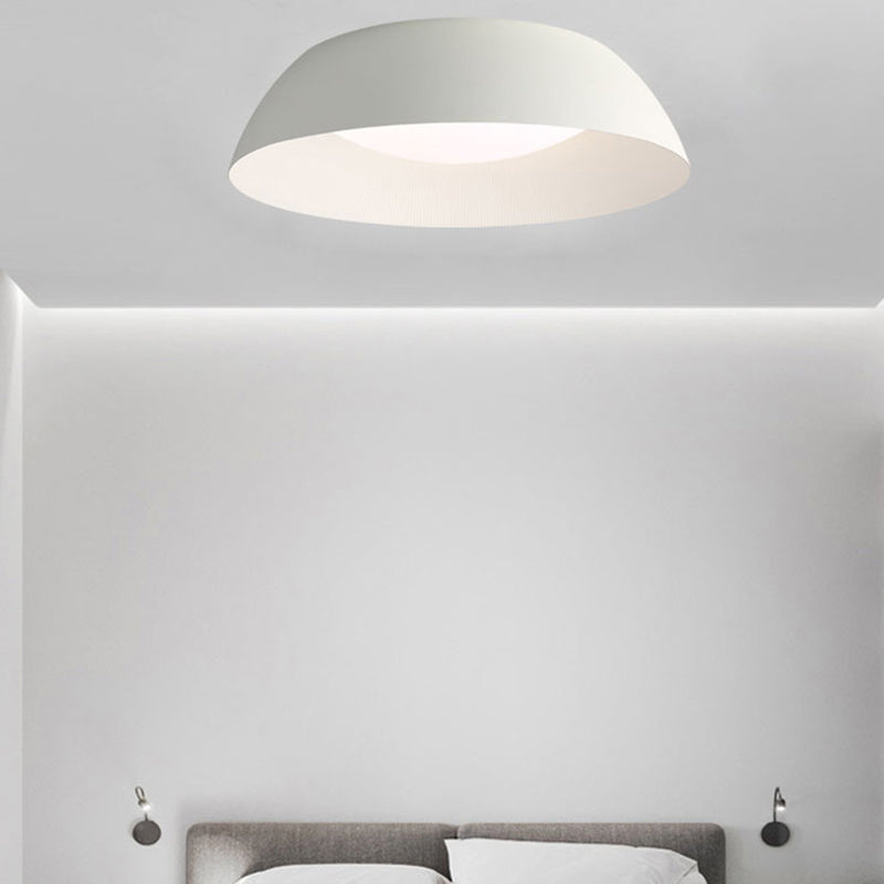 Plafonnier LED en forme de dôme à montage encastré simplicité pour chambre à coucher