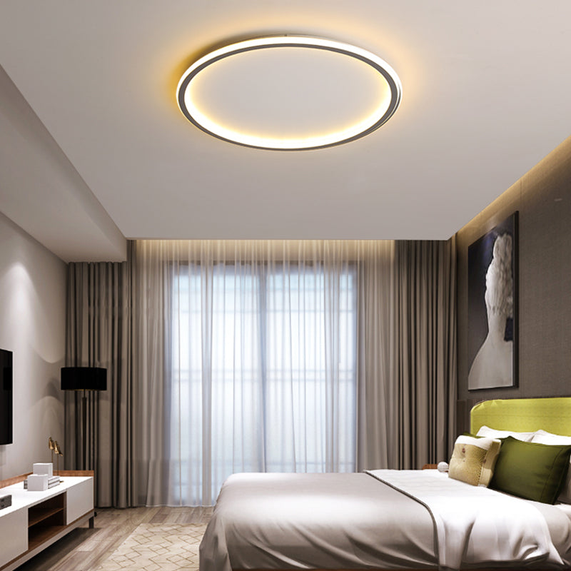 Kreis Close to Ceiling Lighting Einfache-Stil LED Aluminium in der Nähe von Deckenlampe