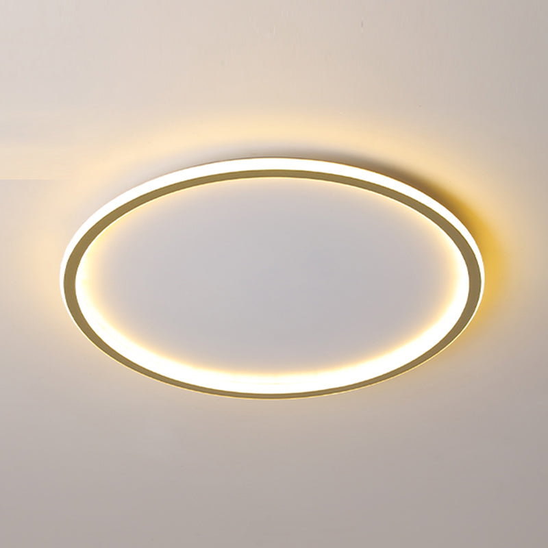 Kreis Close to Ceiling Lighting Einfache-Stil LED Aluminium in der Nähe von Deckenlampe