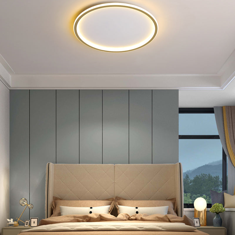 Kreis Close to Ceiling Lighting Einfache-Stil LED Aluminium in der Nähe von Deckenlampe