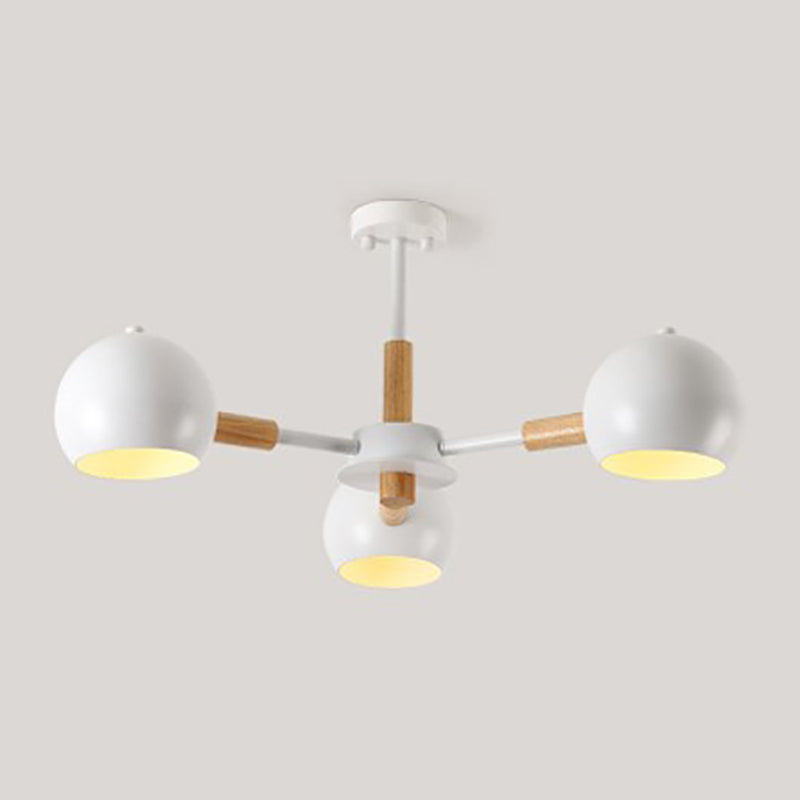 Living Room Chandelier Modern Multi Head Macron Hanging Fixture for Bedroom