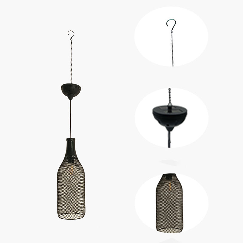 INDUSTRIAL Black Light Light Solar Bottle Outdoor Magh Appedisci Luce