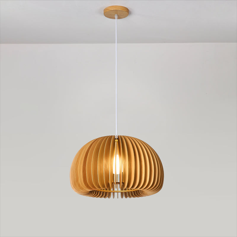 Lampe suspendue en forme de citrouille nordique