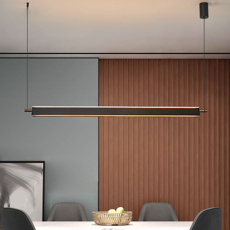 Estilo moderno Shape Shape Island Light Metal 2 Lights Island Light for Office