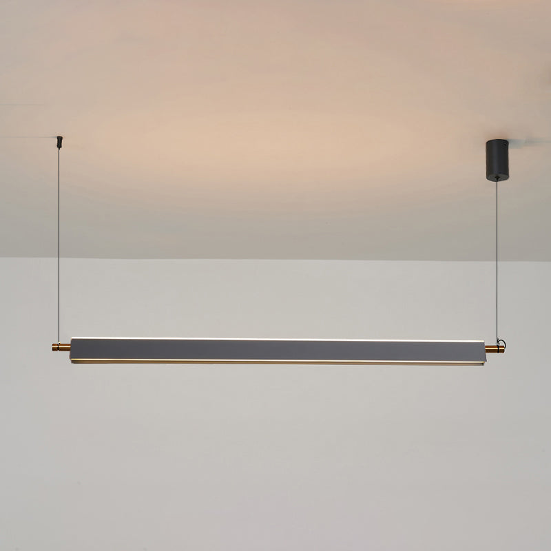 Estilo moderno Shape Shape Island Light Metal 2 Lights Island Light for Office