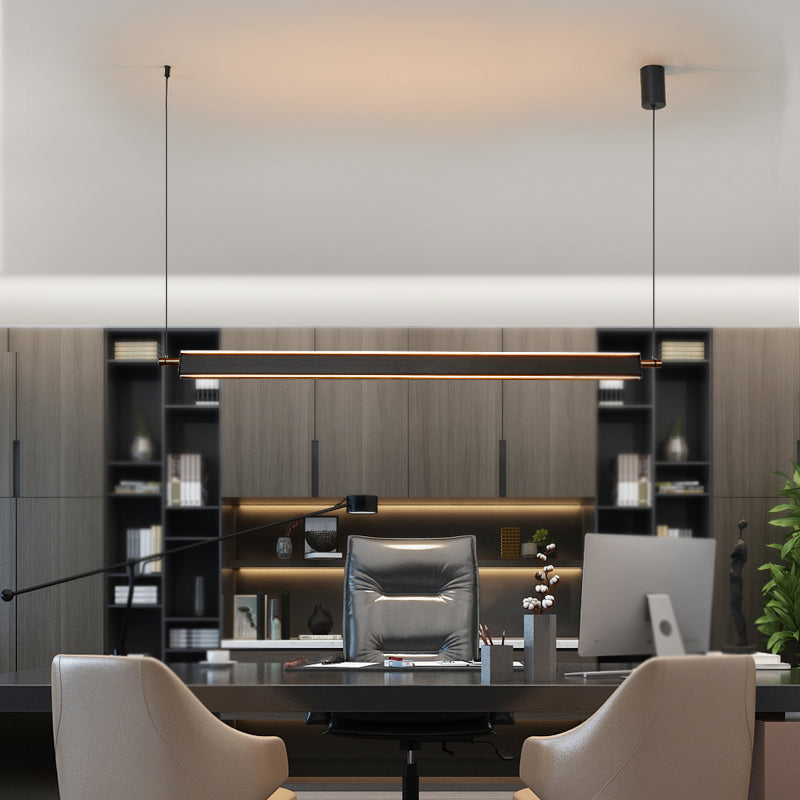 Estilo moderno Shape Shape Island Light Metal 2 Lights Island Light for Office