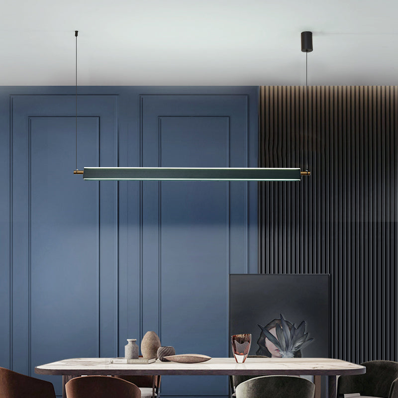 Estilo moderno Shape Shape Island Light Metal 2 Lights Island Light for Office