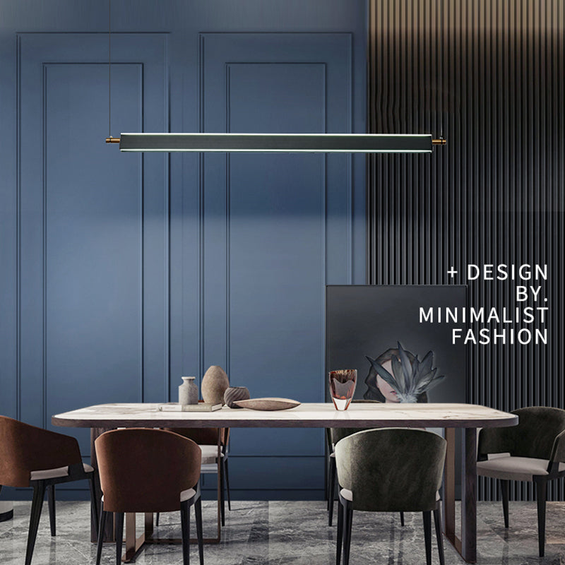 Estilo moderno Shape Shape Island Light Metal 2 Lights Island Light for Office