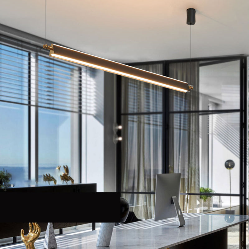 Estilo moderno Shape Shape Island Light Metal 2 Lights Island Light for Office