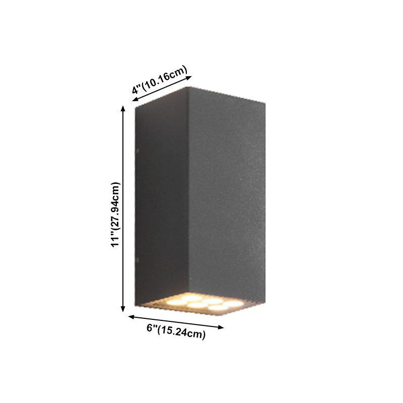 Application murale noire contemporaine LED Multi Light Wall lasher Light for Living Room